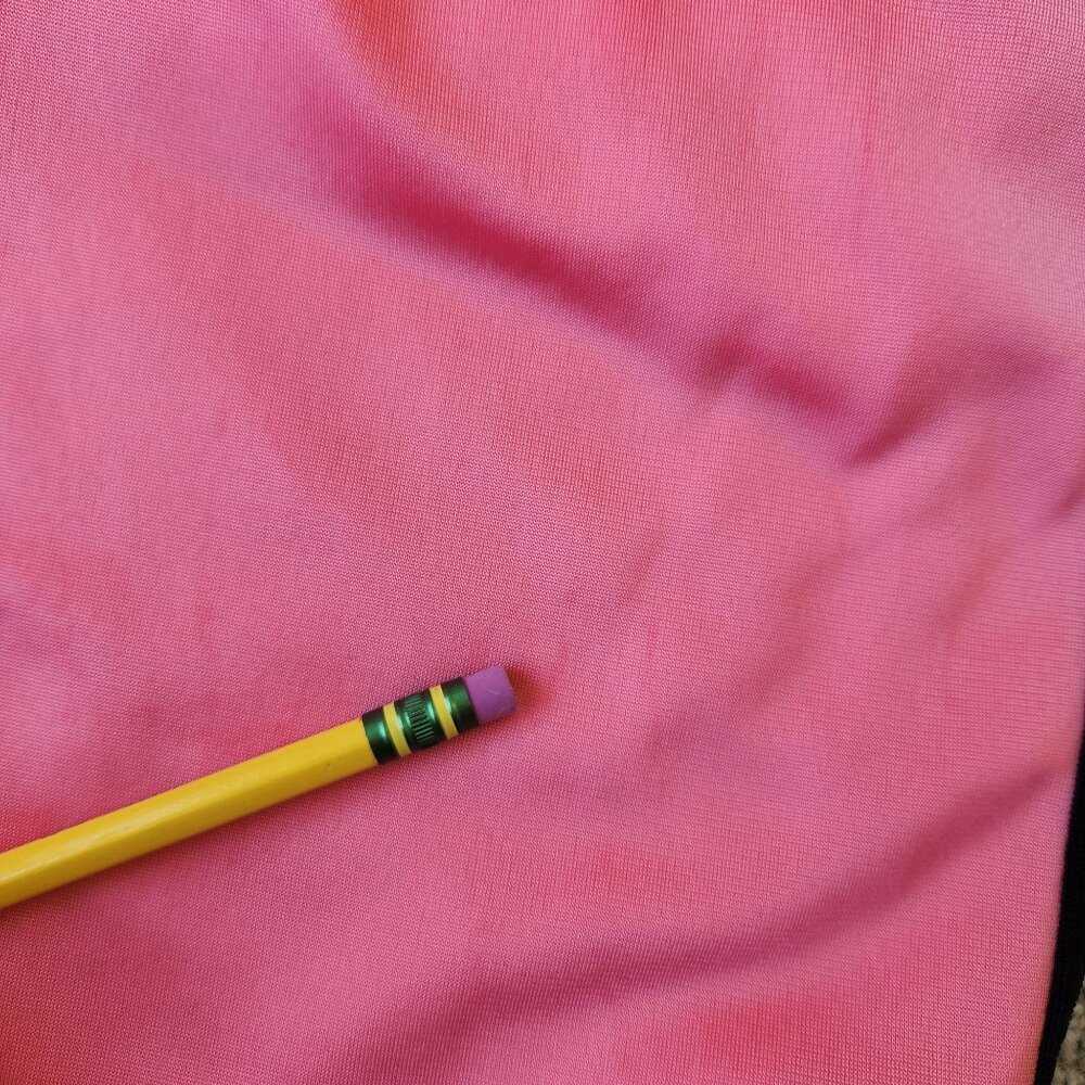 Adidas Peach Pink Full-Zip Track Jacket Stripes Sporty Athletic Glam Feminine - Picture 8 of 11